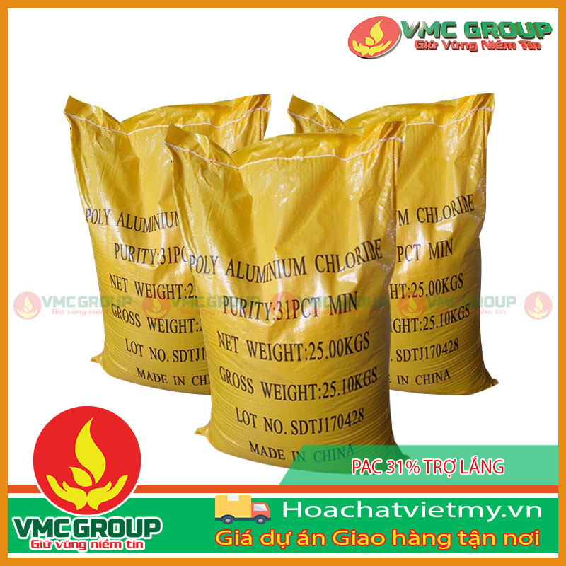 Hóa chất trợ lắng PAC