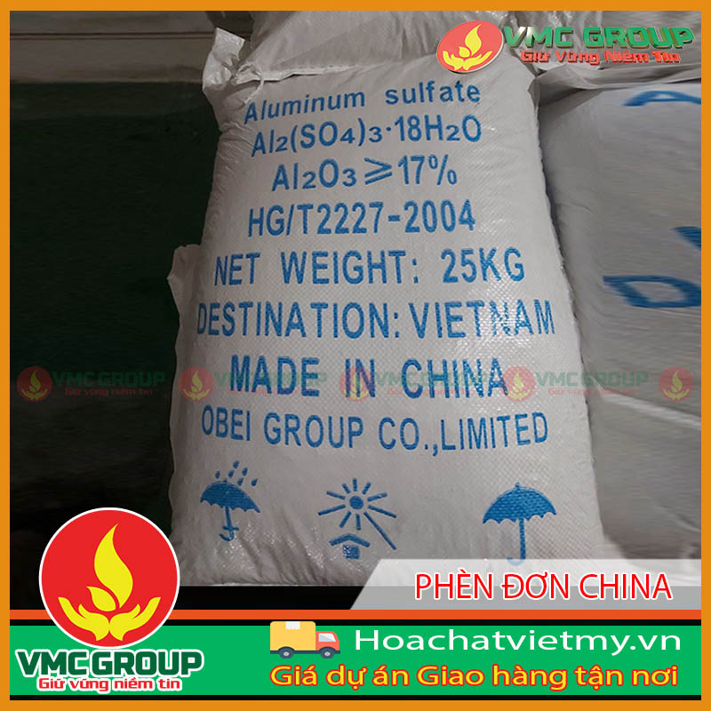 Phèn nhôm được sử dụng rộng rãi trong quá trình làm trong nước bể bơi