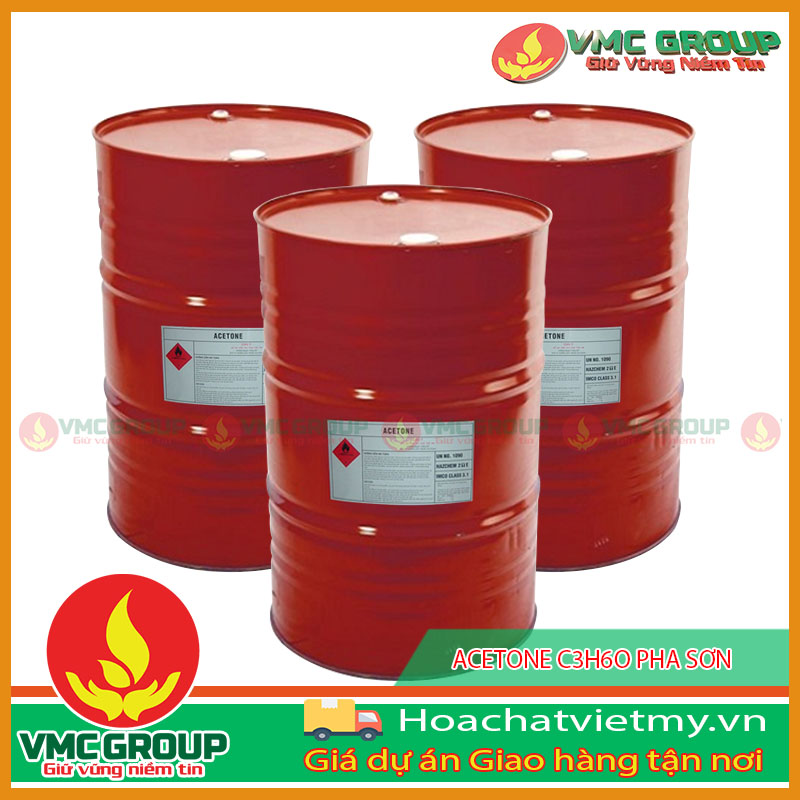 Acetone có dạng lỏng, không màu