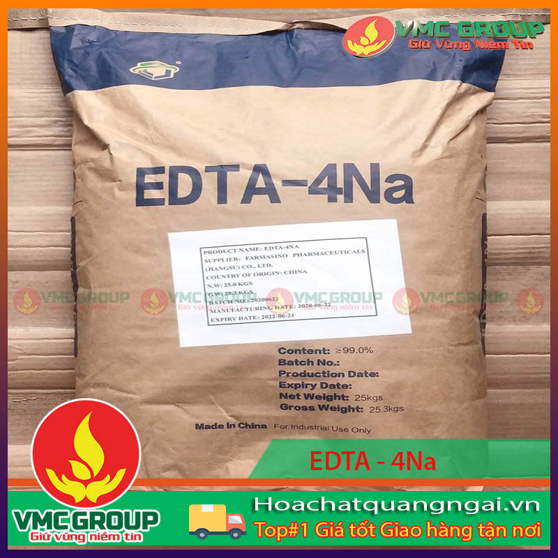 EDTA là axit hữu cơ mạnh