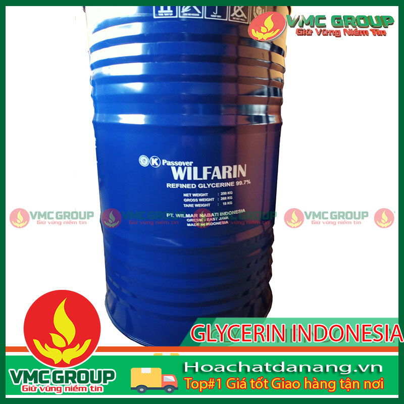Glycerin dùng làm chất tạo ngọt, tạo ẩm trong thực phẩm