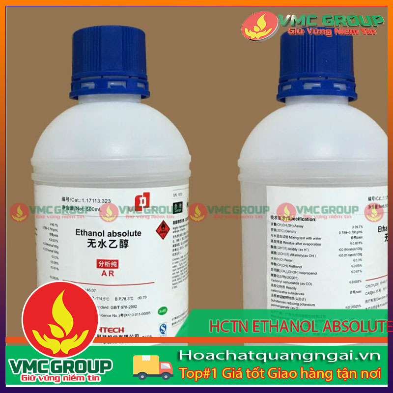 Ethanol dạng lỏng trong suốt