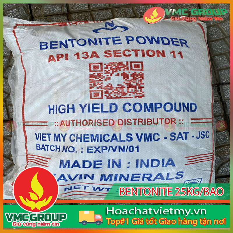 BENTONITE BAO 25KG