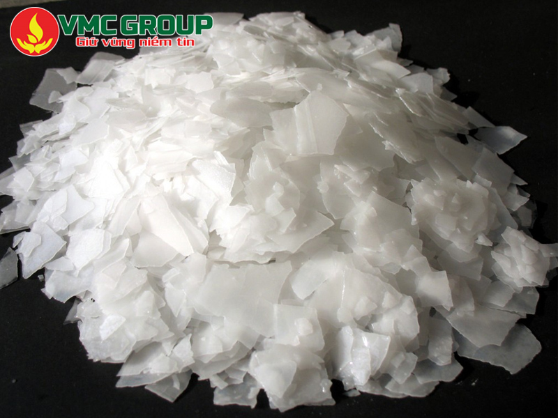 Potassium Hydroxide có dạng vảy màu trắng
