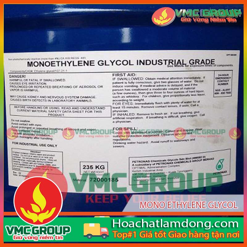 MEG được dùng trong nhiều ngành sản xuất