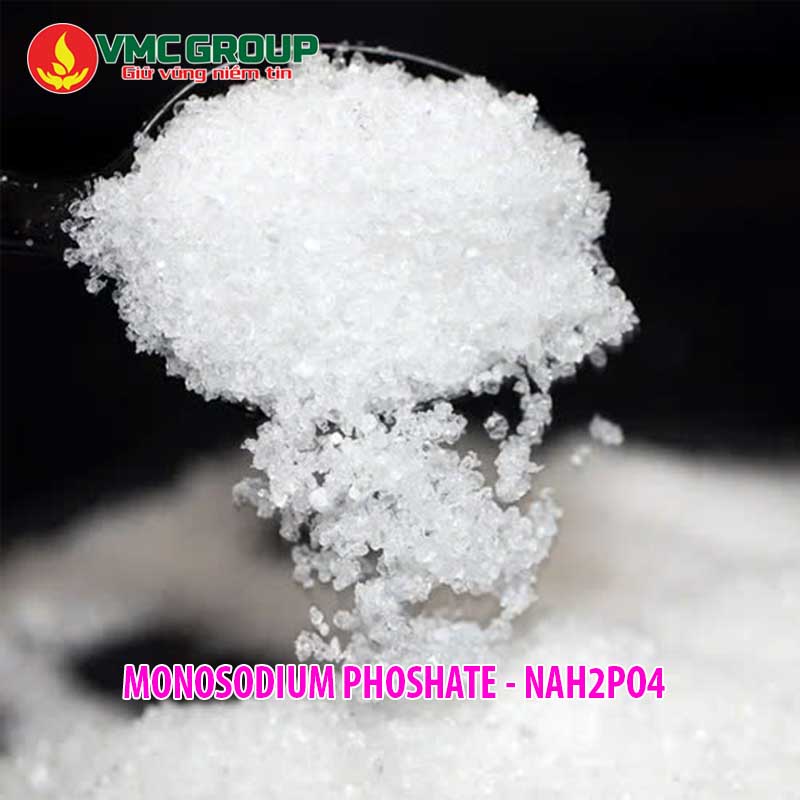 Monosodium phosphate có dạng tinh thể màu trắng