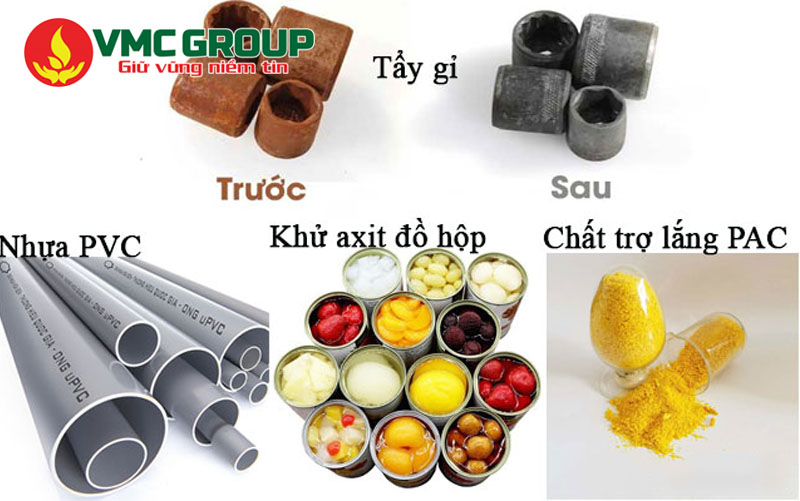 Những ứng dụng của Acid Clohydric trong đời sống