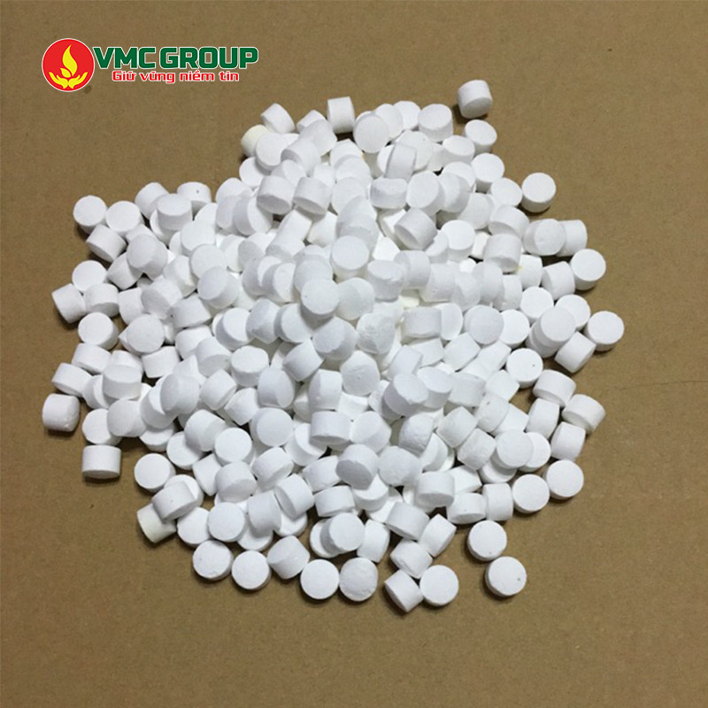 Oxy viên có dạng viên màu trắng