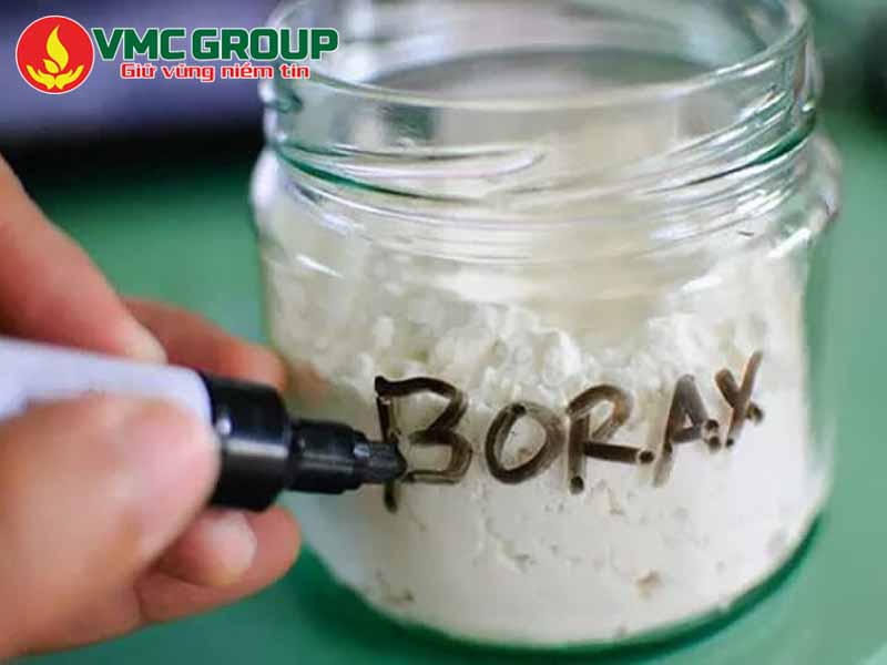 Borax Mỹ có dạng tinh thể màu trắng
