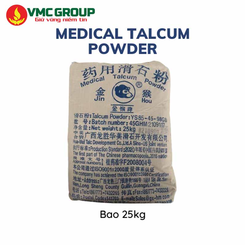 Bột Talc Trung Quốc - Medical Talcium Powder