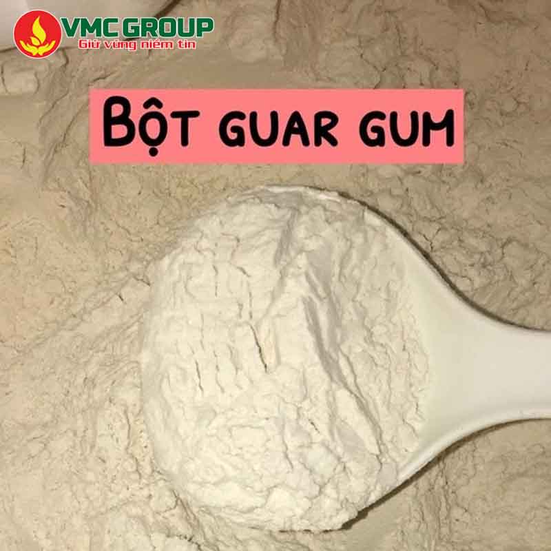 Bột guargum có dạng bột mịn