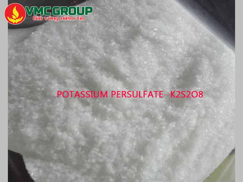 Potassium persulfate có dạng chất rắn màu trắng