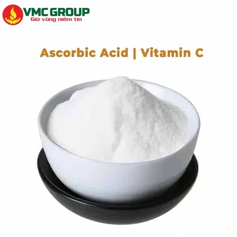 Vitamin C- Ascorbic Acid có dạng tinh thể màu trắng