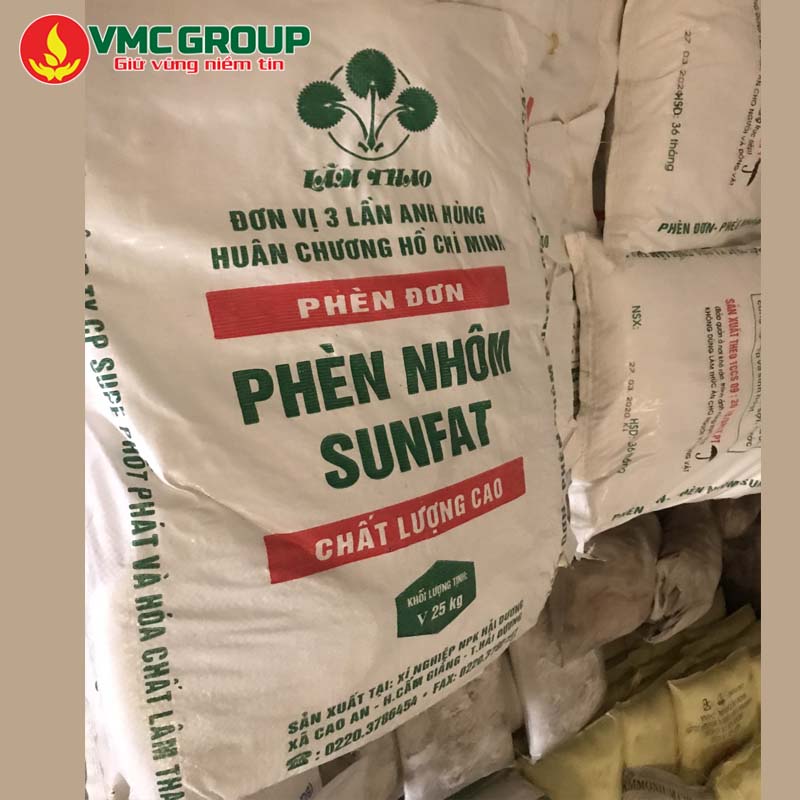 Phèn đơn Nhôm Sunfat